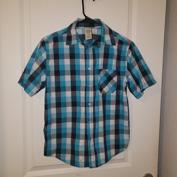 Faded Glory Plaid Button Down Shirt - Picture 1 of 1